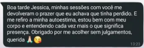 Depoimento sobre Massagem Terapêutica em Blumenau